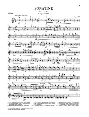 Violin Sonatina G major op. 100 - Dvorak/Gerlach/Pikova - Violin/Piano - Sheet Music