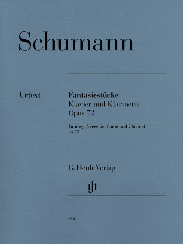 Fantasy Pieces op. 73 - Schumann /Herttrich /Theopold - Clarinet/Piano - Book