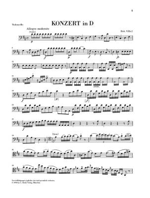 Violoncello Concerto D major Hob. VIIb:2 - Haydn/Gerlach/Ginzel - Cello/Piano - Book