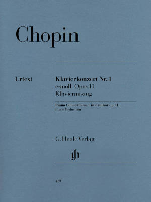 G. Henle Verlag - Piano Concerto no. 1 e minor op. 11 - Chopin /Zimmermann /Theopold - Piano/Piano Reduction (2 Pianos, 4 Hands) - Book