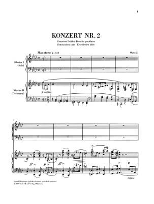 Piano Concerto no. 2 f minor op. 21 - Chopin /Zimmermann /Theopold - Piano/Piano Reduction (2 Pianos, 4 Hands) - Book