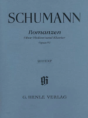 G. Henle Verlag - Three Romances op. 94 - Schumann/Meerwein/Borner - Oboe/Piano - Sheet Music