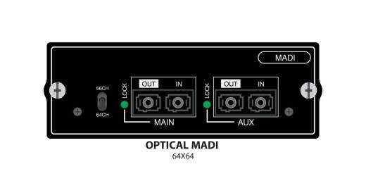 SIO-SO Single Mode Optical MADI Card