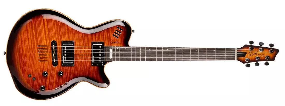 LGX-SA Cognac Burst Flame AA
