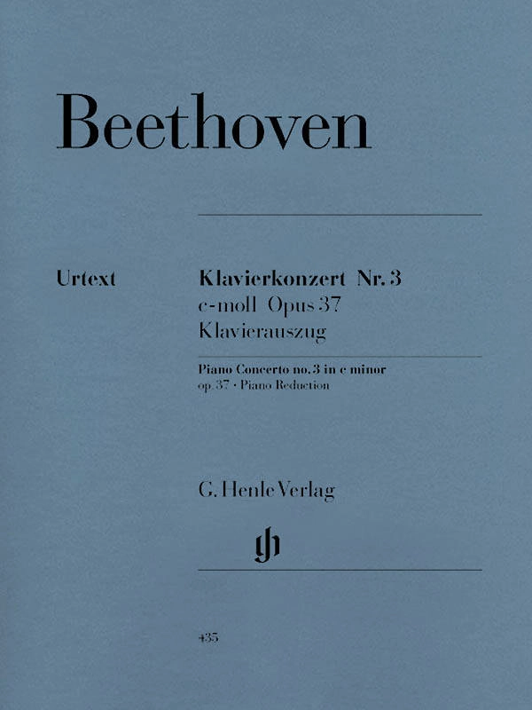 Piano Concerto no. 3 c minor op. 37 - Beethoven/Kuthen/Kann - Piano/Piano Reduction (2 Pianos, 4 Hands) - Book