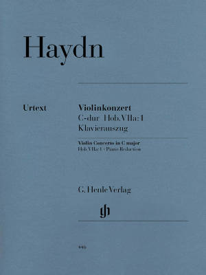 G. Henle Verlag - Violin Concerto C major Hob. VIIa:1 - Haydn/Lohmann/Thomas - Violin/Piano - Sheet Music
