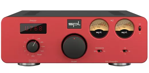 Director MK2 Digital to Analog Converter and Preamplifier - Red