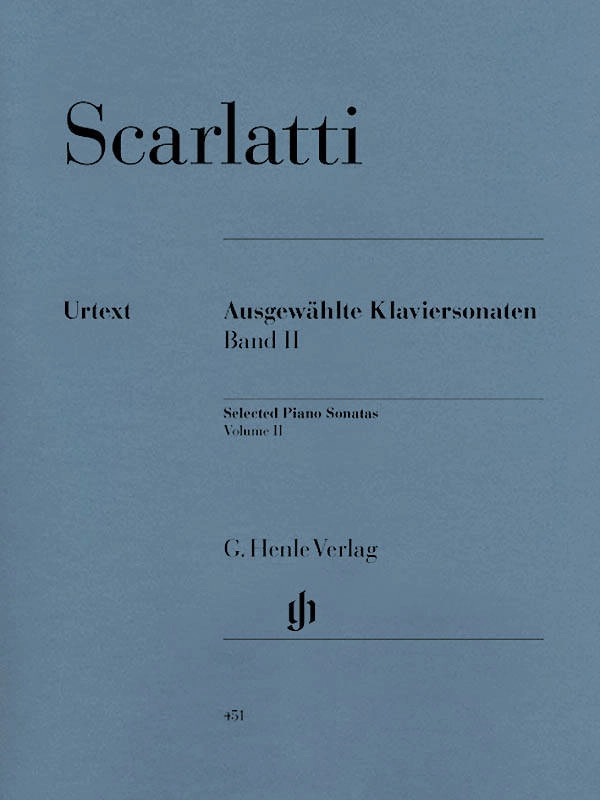 Selected Piano Sonatas, Volume II - Scarlatti /Johnsson /Kraus - Piano - Book