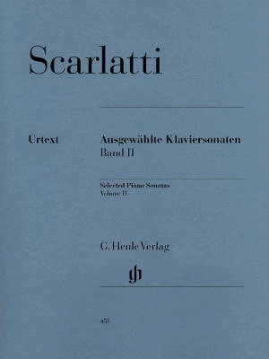 G. Henle Verlag - Selected Piano Sonatas, Volume II - Scarlatti /Johnsson /Kraus - Piano - Book