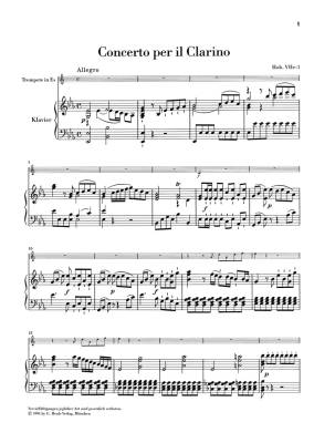 Trumpet Concerto E flat major Hob. VIIe:1 - Gerlach/Ohmiya - Trumpet/Piano - Sheet Music