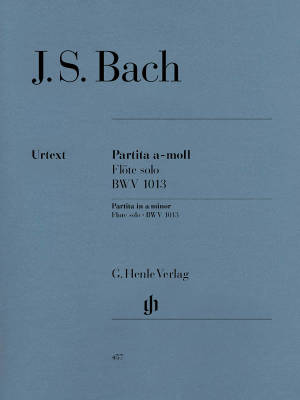 G. Henle Verlag - Partita a minor BWV 1013 - Bach/Eppstein - Solo Flute - Sheet Music