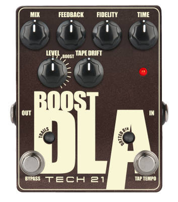 Delay with Tap Tempo and Clean Boost