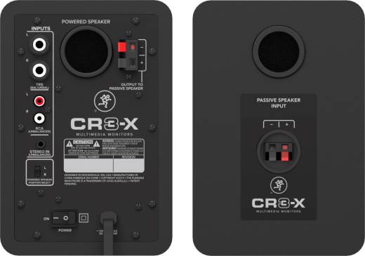 CR3-X 3\'\' Multimedia Monitors (Pair)