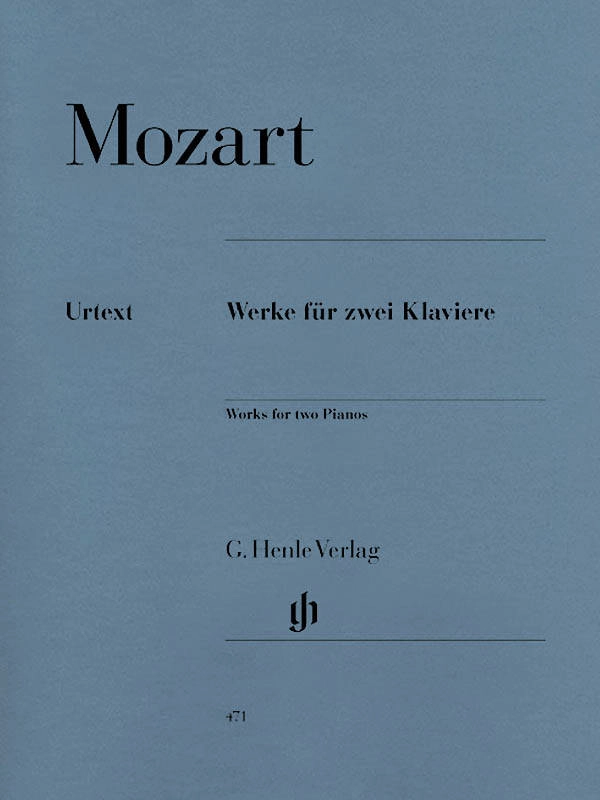 Works for two Pianos - Mozart/Seiffert - Piano Duet (2 Pianos, 4 Hands) - Book