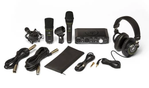 Mackie - Producer Bundle with Audio Interface, Headphones, Condenser Mic and Dynamic Microphone