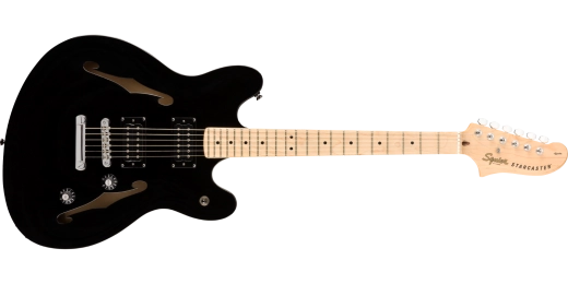 Affinity Series Starcaster, Maple Fingerboard - Black