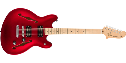 Squier - Affinity Series Starcaster, Maple Fingerboard - Candy Apple Red