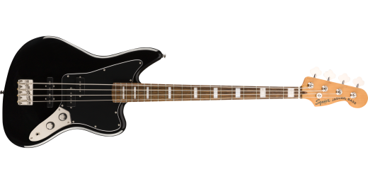 Squier Classic Vibe Jaguar Bass Guitar, Laurel Fingerboard - Black