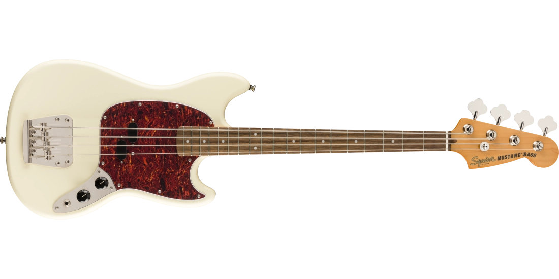 Classic Vibe 60s Mustang Bass Guitar - Olympic White