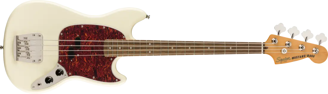 Classic Vibe 60s Mustang Bass Guitar - Olympic White