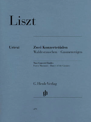 G. Henle Verlag - Two Concert Etudes - Liszt/Eckhardt/Haug-Freienstein - Piano - Book