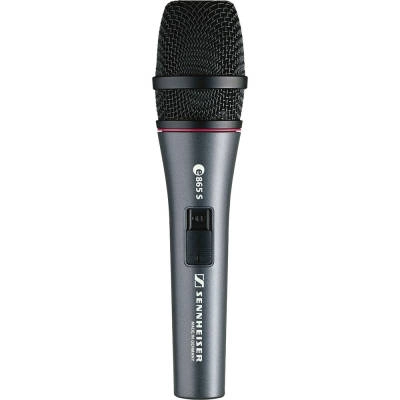 Sennheiser - E865 S Handheld Supercardioid Condenser Microphone with Noiseless On/Off Switch