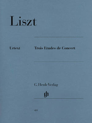 G. Henle Verlag - Trois tudes de concert - Liszt/Mueller - Piano - Livre