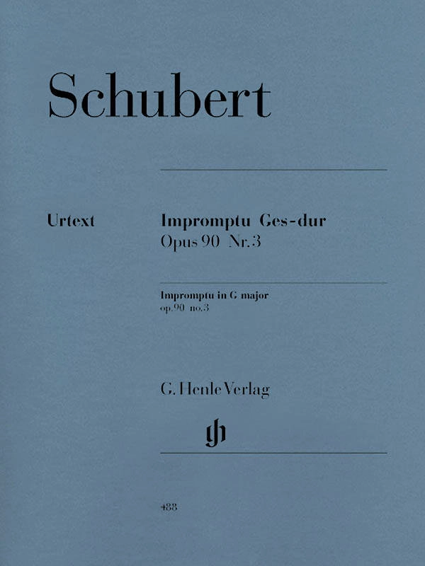 Impromptu G flat major op. 90 no. 3 D 899 - Schubert/Gieseking - Piano - Sheet Music