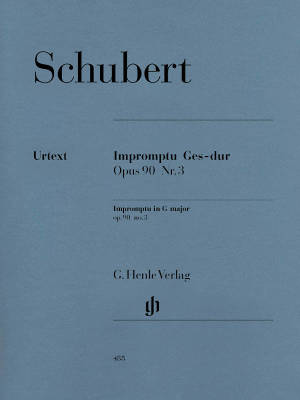 G. Henle Verlag - Impromptu G flat major op. 90 no. 3 D 899 - Schubert/Gieseking - Piano - Sheet Music