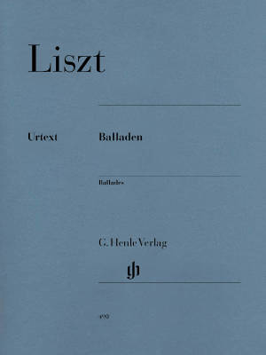 G. Henle Verlag - Ballades - Liszt /Mueller /Heinemann /Groethuysen - Piano - Book