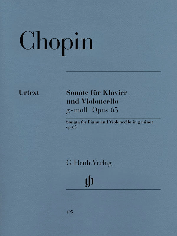 Sonata g minor op. 65 - Chopin /Zimmermann /Kanngiesser - Cello/Piano - Sheet Music