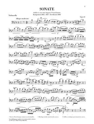 Sonata g minor op. 65 - Chopin /Zimmermann /Kanngiesser - Cello/Piano - Sheet Music