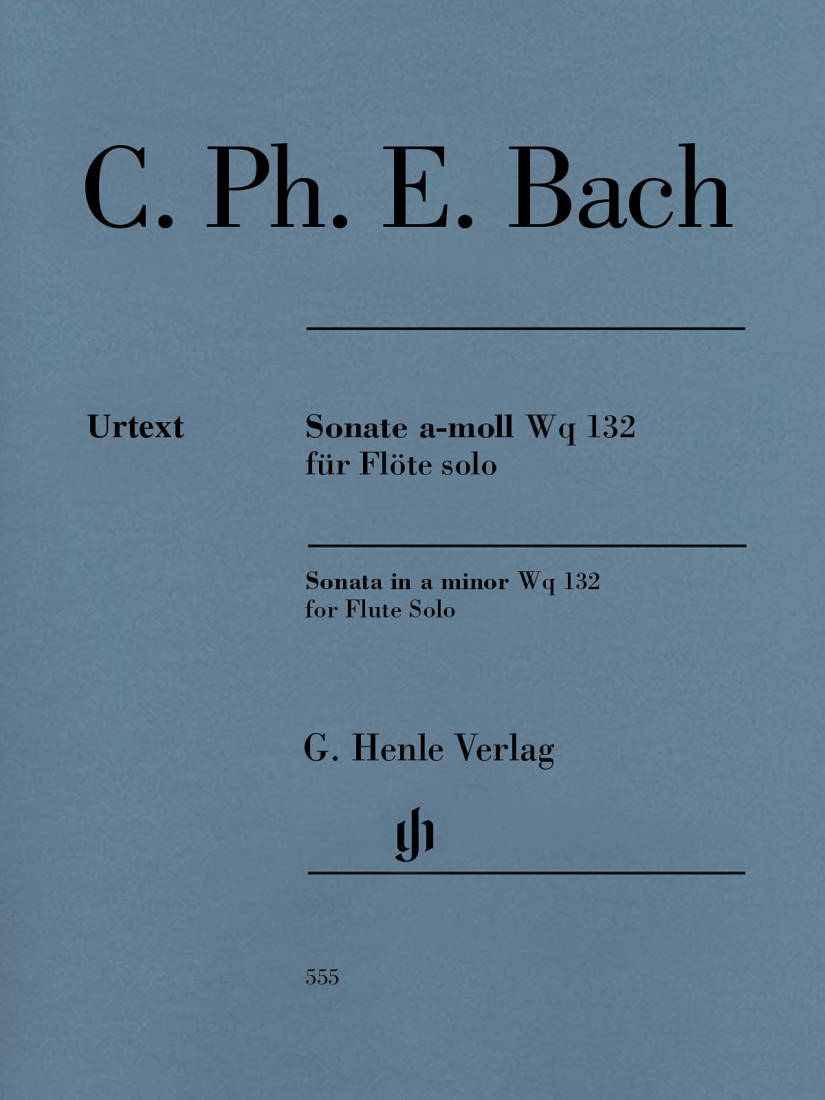 Flute Sonata a minor Wq 132 - Bach/Beyer/Kaiser - Solo Flute - Sheet Music