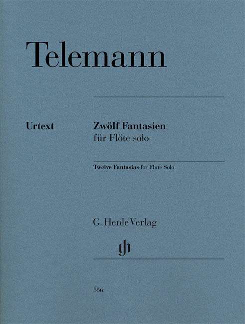 Twelve Fantasias for Flute Solo TWV 40:2-13 - Telemann/Beyer/Brown - Book