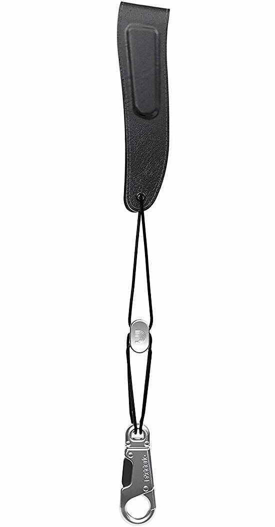 Padded Leather Saxophone Strap - Black - Large