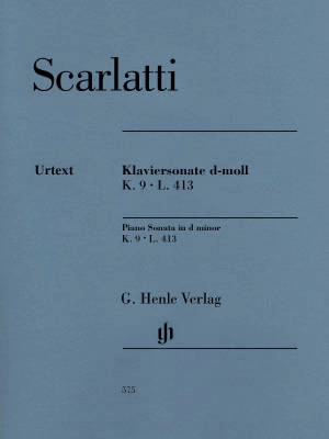 G. Henle Verlag - Piano Sonata in d minor K. 9, L. 413 - Scarlatti/Johnsson/Kraus - Piano - Sheet Music