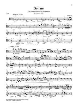 Sonata in B flat major op. 36 - Vieuxtemps /Jost /Zimmermann - Viola/Piano - Book