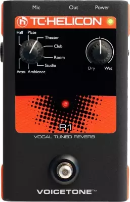 TC-Helicon - VoiceTone R1 Vocal Tuned Reverb Pedal