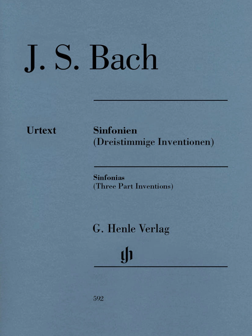 Sinfonias (Three Part Inventions) - Bach/Scheideler/Schneidt - Piano - Book