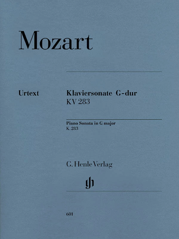 Piano Sonata G major K. 283 (189h) - Mozart /Herttrich /Theopold - Piano - Sheet Music