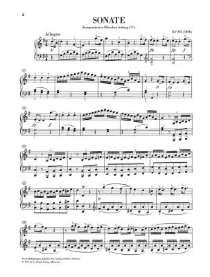 Piano Sonata G major K. 283 (189h) - Mozart /Herttrich /Theopold - Piano - Sheet Music