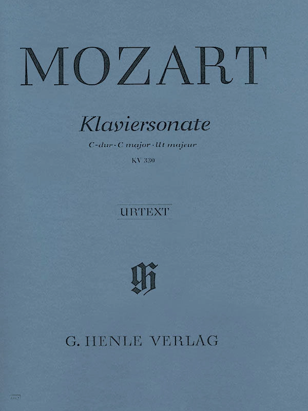 Piano Sonata C major K. 330 (300h) - Mozart /Herttrich /Theopold - Piano - Sheet Music