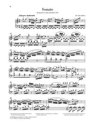 Piano Sonata C major K. 330 (300h) - Mozart /Herttrich /Theopold - Piano - Sheet Music