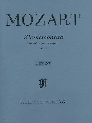 Piano Sonata C major K. 330 (300h) - Mozart /Herttrich /Theopold - Piano - Sheet Music