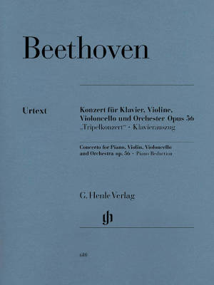 Concerto C major op. 56 for Piano, Violin, Violoncello and Orchestra (Piano Reduction) - Beethoven/Linde/Kann - Piano /Violin /Cello /Piano Reduction - Parts Set