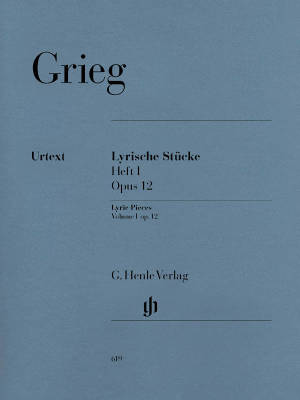 Lyric Pieces Volume I, op. 12 - Grieg /Heinemann /Einar Steen-Nokleberg - Piano - Book