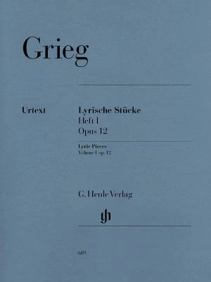 G. Henle Verlag - Lyric Pieces Volume I, op. 12 - Grieg /Heinemann /Einar Steen-Nokleberg - Piano - Book