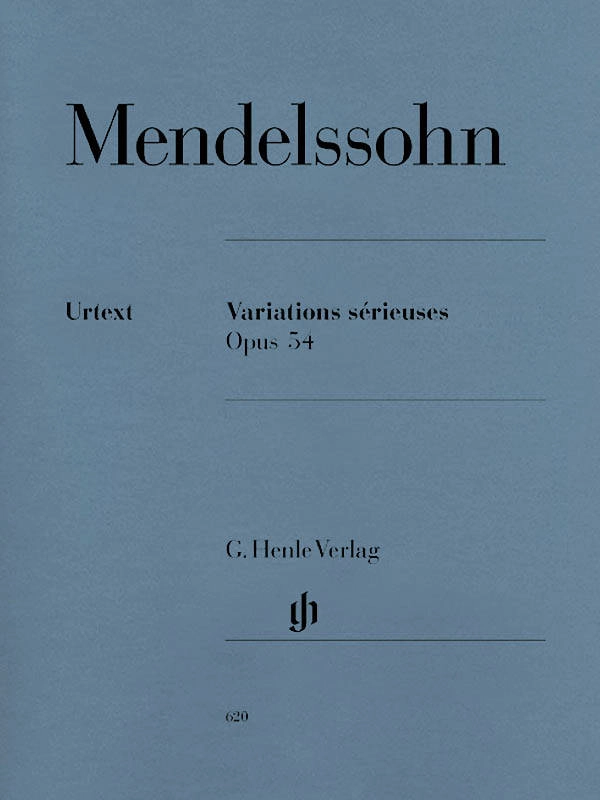 Variations serieuses op. 54 - Mendelssohn /Jost /Theopold - Piano - Book