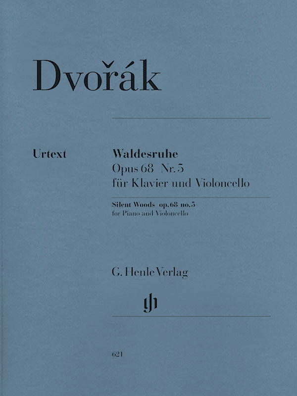 Silent Woods op. 68 no. 5 - Dvorak/Pospisil/Ginzel - Cello/Piano - Sheet Music