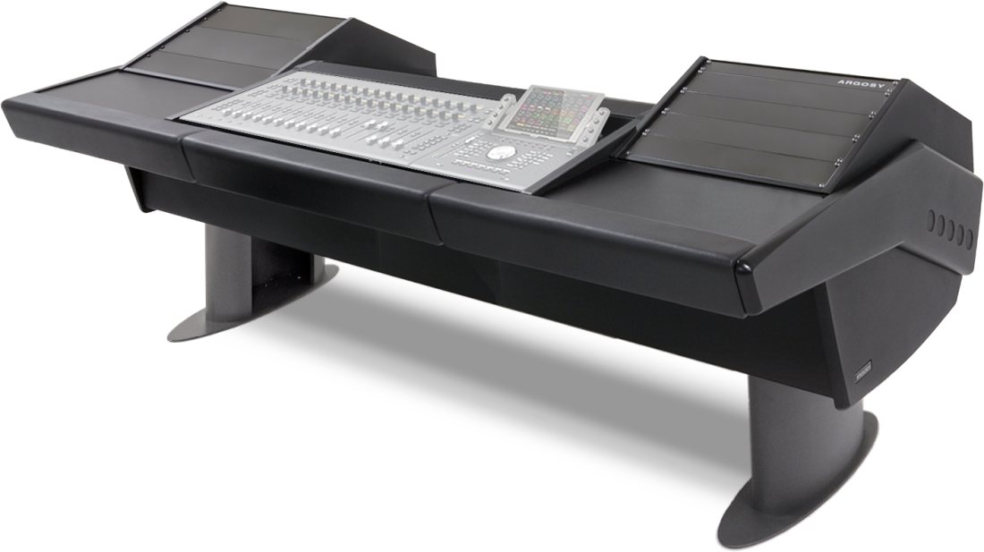 Argosy G30 Console For Avid S3 & Dock With 2x 9U Racks Black Long